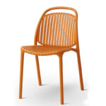 Silla Eli Exterior Color Naranja 8051