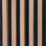 Revestimiento PVC Slats Panel Color Alerce 240x16x24mm